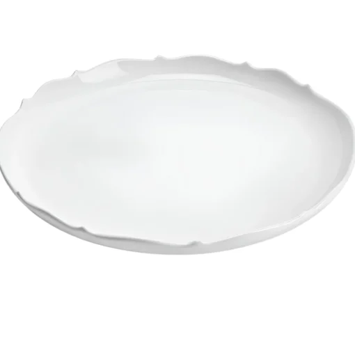 Bissolo Casa Piatti Vassoi<VASSOIO ROTONDO IN PORCELLANA LINEA ARYA DIAM. 35.5CM BIANCO