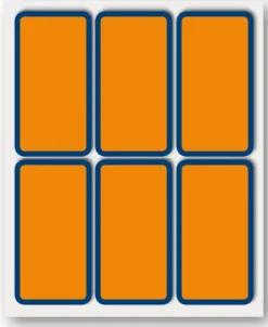 Bissolo Casa Copertine Etichette<Vendiamo a prezzi bassi etichette fluorescenti: confezione da 10 fogli dimensioni 70x37mm Arancio