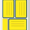 Bissolo Casa Copertine Etichette<Vendiamo online etichette fluorescenti: confezione da 10 fogli dimensioni 85x53mm giallo