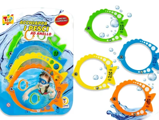 Bissolo Casa Giochi Da Esterno<Vendita online di ACCHIAPPA I PESCI AD ANELLO 4 PEZZI
