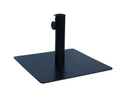 Bissolo Casa Basi Per Ombrellone<Vendita online di BASE PIASTRA PER OMBRELLONE CM 45X45 METALLO NERO OPACO