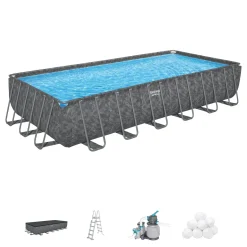 Bissolo Casa Piscine Fuori Terra<Vendita online di BESTWAY - PISCINA APX 365 732X366 H. 132CM 30045LT