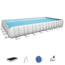 Bissolo Casa Piscine Fuori Terra<Vendita online di BESTWAY - PISCINA POWER STEEL 956X488 H. 132CM 52231LT