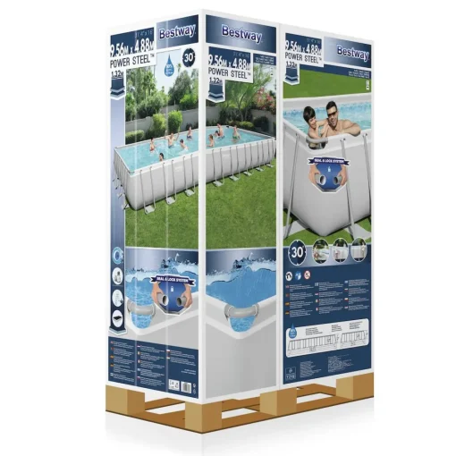 Bissolo Casa Piscine Fuori Terra<Vendita online di BESTWAY - PISCINA POWER STEEL 956X488 H. 132CM 52231LT
