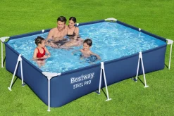 Bissolo Casa Piscine Fuori Terra<Vendita online di BESTWAY - PISCINA STEEL PRO 300X201 H. 66CM 3300LT BLU SCURO