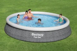 Bissolo Casa Piscine Gonfiabili|Piscine Fuori Terra<Vendita online di BESTWAY - PISCINA GONFIABILE FAST SET 457X84CM 9677LT