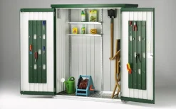 Bissolo Casa Casette E Armadi In Ferro<Vendita online di BIOHORT - ARMADIO PORTA ATTREZZI CM 155X83 H 182,5 VERDE SCURO