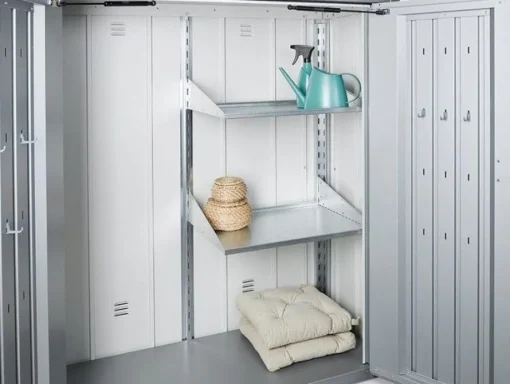 Bissolo Casa Casette E Armadi In Ferro<Vendita online di BIOHORT - ARMADIO ROMEO CM 132X57 H.140 GRIGIO