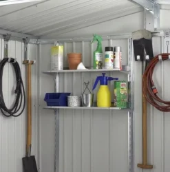Bissolo Casa Casette E Armadi In Ferro<Vendita online di BIOHORT-CASETTA EUROPA CM 244X228 H 203 GRIGIO QUARZO