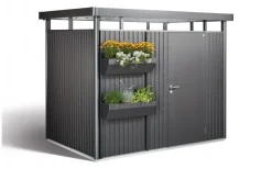 Bissolo Casa Casette E Armadi In Ferro<Vendita online di BIOHORT - CASETTA HIGHLINE CM 275X195 H 222 GRIGIO SCURO
