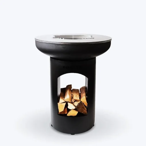 Bissolo Casa Barbecue A Legna E Bracieri<Vendita online di BONFEU - BONBIZA APERTO CM 100X80 ACCIAIO ANTRACITE