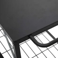 Bissolo Casa Tavolini E Carrelli<Vendita online di CARRELLO CM 90X48 H. 75 METALLO ANTRACITE