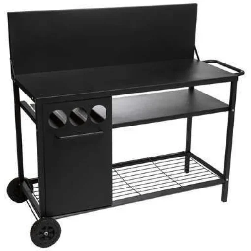Bissolo Casa Tavolini E Carrelli<Vendita online di CARRELLO CM 120X48 IN METALLO NERO