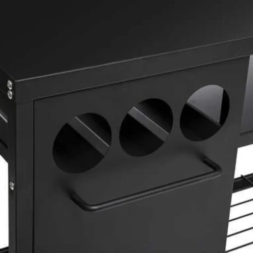 Bissolo Casa Tavolini E Carrelli<Vendita online di CARRELLO CM 120X48 IN METALLO NERO