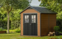 Bissolo Casa Casette E Armadi In Resina<Vendita online di CASETTA NEWTON CM 228X350 H. 252 MARRONE E ANTRACITE