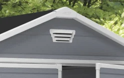 Bissolo Casa Casette E Armadi In Resina<Vendita online di CASETTA MANOR CM 185X152 H. 116 GRIGIO CHIARO E BIANCO