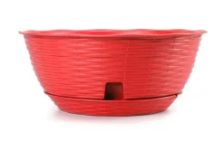 Bissolo Casa Vasi<Vendita online di CIOTOLA PAGLIA DIAM. 40 ROSSO CORALLO