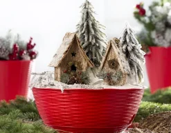 Bissolo Casa Vasi<Vendita online di CIOTOLA PAGLIA DIAM. 40 ROSSO CORALLO