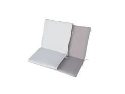 Bissolo Casa Cuscini Per Esterno<Vendita online di CUSCINO SCHIENALE MEDIO DOUBLE FACE 84X45 CM GRIGIO CHIARO/ECRU'