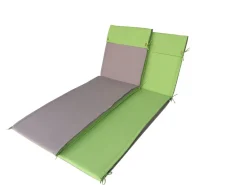 Bissolo Casa Cuscini Per Esterno<Vendita online di CUSCINO LETTINO DOUBLE FACE 185X54,5 CM VERDE CHIARO/GRIGIO
