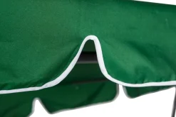 Bissolo Casa Dondoli, Amache E Nidi<Vendita online di DONDOLO 3 POSTI IN METALLO SILVER E POLIESTERE RIGATO VERDE/BIANCO