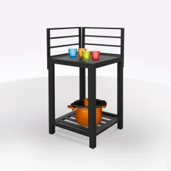 Bissolo Casa Cucine Da Esterno<Vendita online di ELEMENTO ANGOLARE CUCINA DA ESTERNO 60X60 H.126 CM NERO
