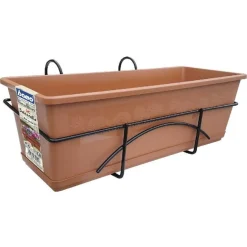 Bissolo Casa Fioriere<Vendita online di FIORIERA BALCONELLA COLOR TERRACOTTA 40X17,5X15CM