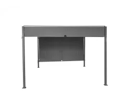 Bissolo Casa Gazebi E Accessori<Vendita online di GAZEBO MT 3X3 ANTRACITE CON TENDA SCORREVOLE