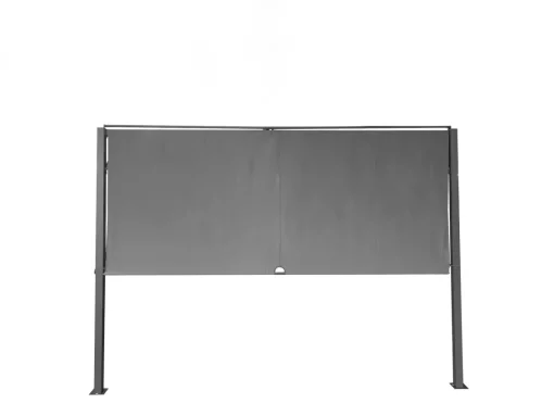 Bissolo Casa Gazebi E Accessori<Vendita online di GAZEBO MT 3X3 ANTRACITE CON TENDA SCORREVOLE
