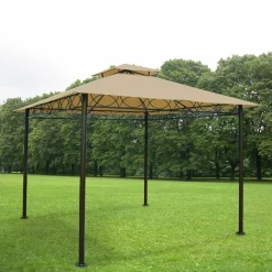 Bissolo Casa Gazebi E Accessori<Vendita online di GAZEBO MOD. LUX MT 3X3 MT ANTRACITE E BEIGE