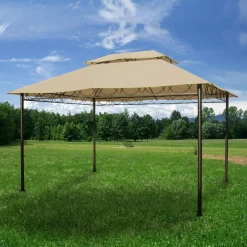 Bissolo Casa Gazebi E Accessori<Vendita online di GAZEBO MOD. LUX MT 3X4 ANTRACITE E BEIGE