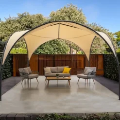 Bissolo Casa Gazebi E Accessori<Vendita online di GAZEBO MT 3,8X3,8 ANTRACITE E BEIGE