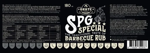 Bissolo Casa Rub E Salse<Vendita online di GRATE GOODS - SPG BBQ RUB CARNE 180GR