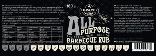 Bissolo Casa Rub E Salse<Vendita online di GRATE GOODS - ALL PURPOSE BBQ RUB CARNE E POLLO 180GR