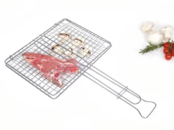 Bissolo Casa Griglie<Vendita online di GRATICOLA DOPPIA INCROCIATA 40x35 CM CROMATA
