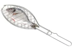 Bissolo Casa Griglie<Vendita online di GRIGLIA PER PESCE DIAM. 30CM CROMATA
