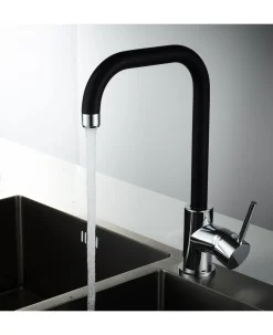 Bissolo Casa Miscelatori Cucina<Vendita online di LINEA FLORIDA - MISCELATORE MONOCOMANDO LAVELLO CROMATO E NERO : Miscelatori cucina