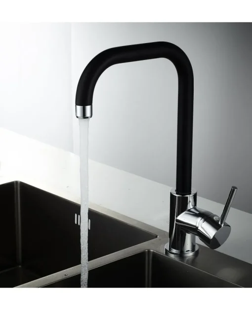 Bissolo Casa Miscelatori Cucina<Vendita online di LINEA FLORIDA - MISCELATORE MONOCOMANDO LAVELLO CROMATO E NERO : Miscelatori cucina