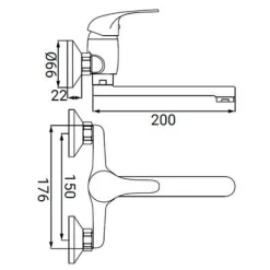Bissolo Casa Miscelatori Cucina<Vendita online di LINEA FAST - MISCELATORE MONOCOMANDO PER LAVELLO CROMO : Miscelatori cucina