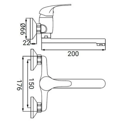 Bissolo Casa Miscelatori Cucina<Vendita online di LINEA FAST - MISCELATORE MONOCOMANDO PER LAVELLO CROMO : Miscelatori cucina