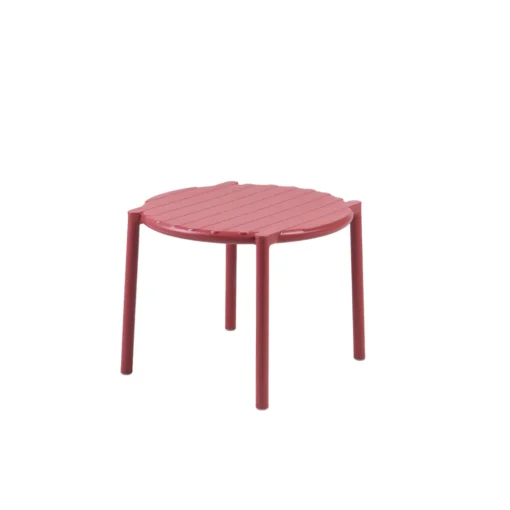 Bissolo Casa Nardi<Vendita online di NARDI OUTDOOR - TAVOLINO MOD.DOGA DIAM CM 49,5 POLIPROPILENE MARSALA