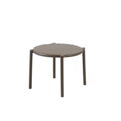 Bissolo Casa Nardi<Vendita online di NARDI OUTDOOR - TAVOLINO MOD.DOGA DIAM CM 43,5 POLIPROPILENE TABACCO