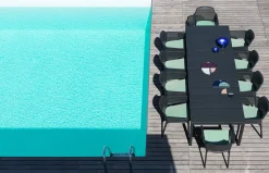 Bissolo Casa Nardi<Vendita online di NARDI OUTDOOR - TAVOLO ALL. RIO 210X100 CM ALLUMINIO ANTRACITE