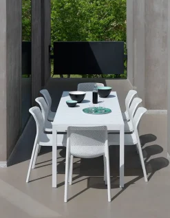 Bissolo Casa Nardi<Vendita online di NARDI OUTDOOR - TAVOLO ALL. RIO 140X85 CM ALLUMINIO BIANCO
