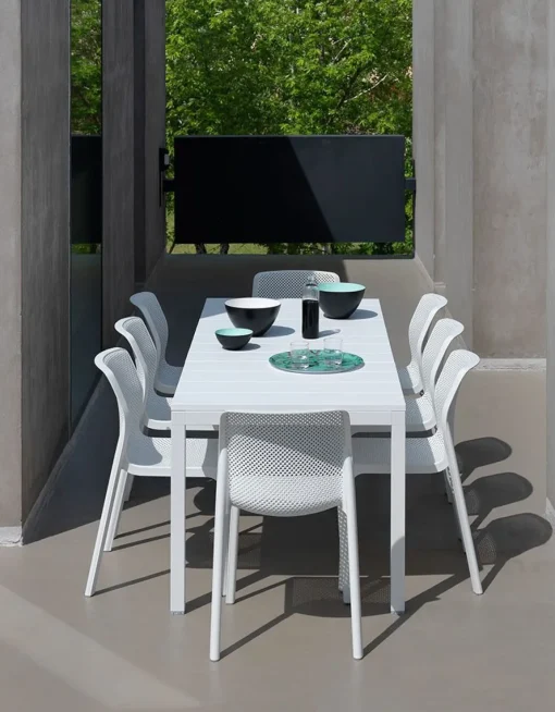 Bissolo Casa Nardi<Vendita online di NARDI OUTDOOR - TAVOLO ALL. RIO 140X85 CM ALLUMINIO BIANCO