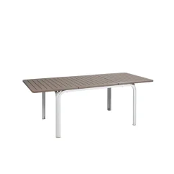 Bissolo Casa Nardi<Vendita online di NARDI OUTDOOR - TAVOLO ALL. ALLORO CM 140X100 BIANCO E TORTORA