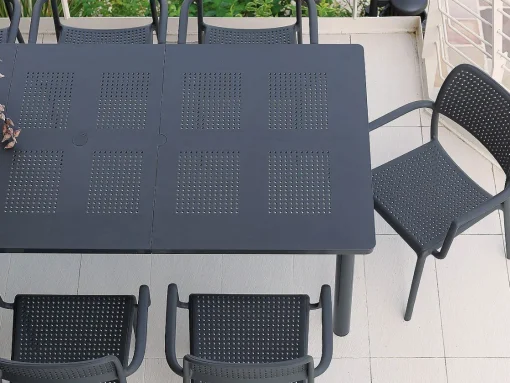 Bissolo Casa Nardi<Vendita online di NARDI OUTDOOR - TAVOLO ALL. LIBECCIO CM 160X100 ANTRACITE