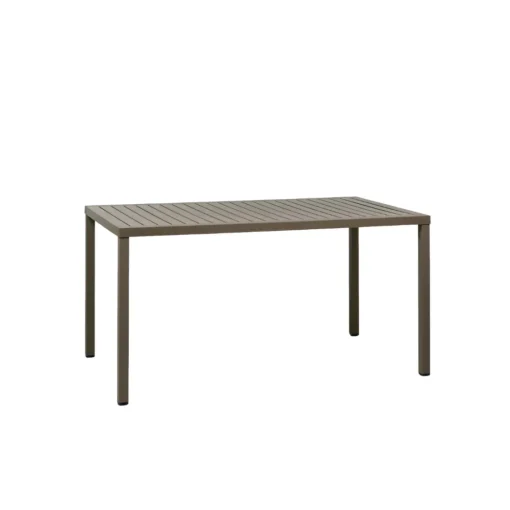 Bissolo Casa Nardi<Vendita online di NARDI OUTDOOR - TAVOLO FISSO CUBE CM 140X80 IN ALLUMINIO TABACCO
