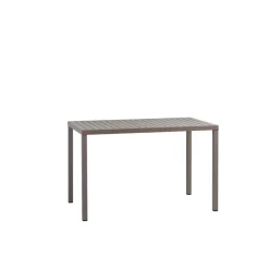 Bissolo Casa Nardi<Vendita online di NARDI OUTDOOR - TAVOLO FISSO CUBE CM 120X70 ALLUMINIO TORTORA