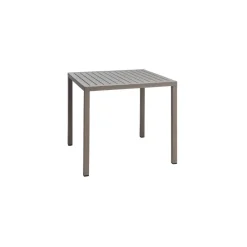 Bissolo Casa Nardi<Vendita online di NARDI OUTDOOR - TAVOLO FISSO CUBE 70X70 CM ALLUMINIO TORTORA